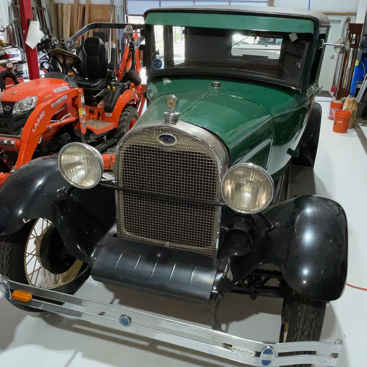 Front end with tool box